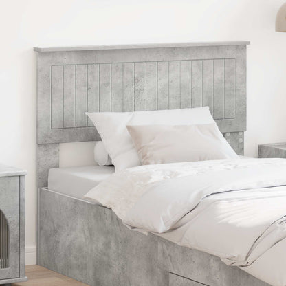 vidaXL Headboard Concrete Grey Engineered wood