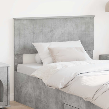 vidaXL Headboard Concrete Grey Engineered wood