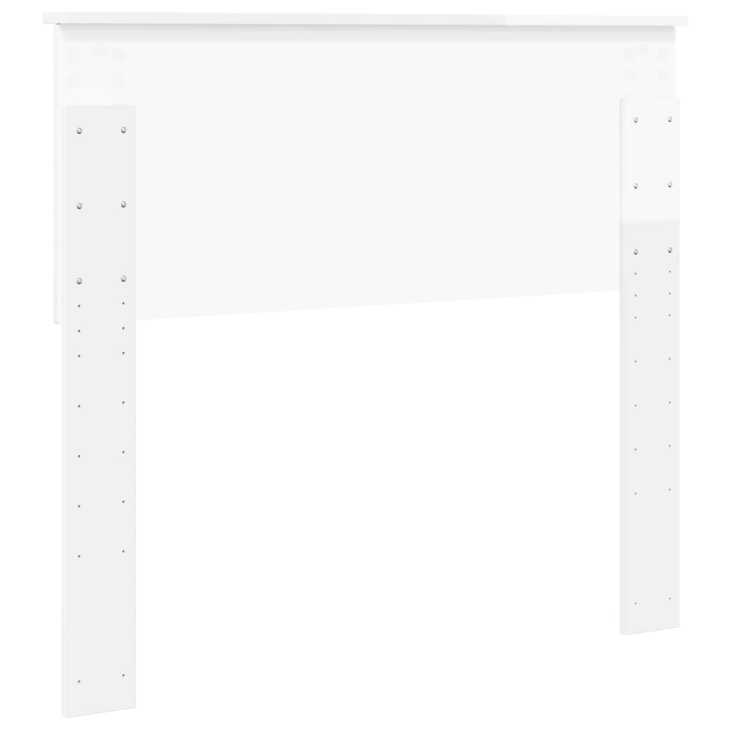 vidaXL Headboard Gloss White Engineered wood