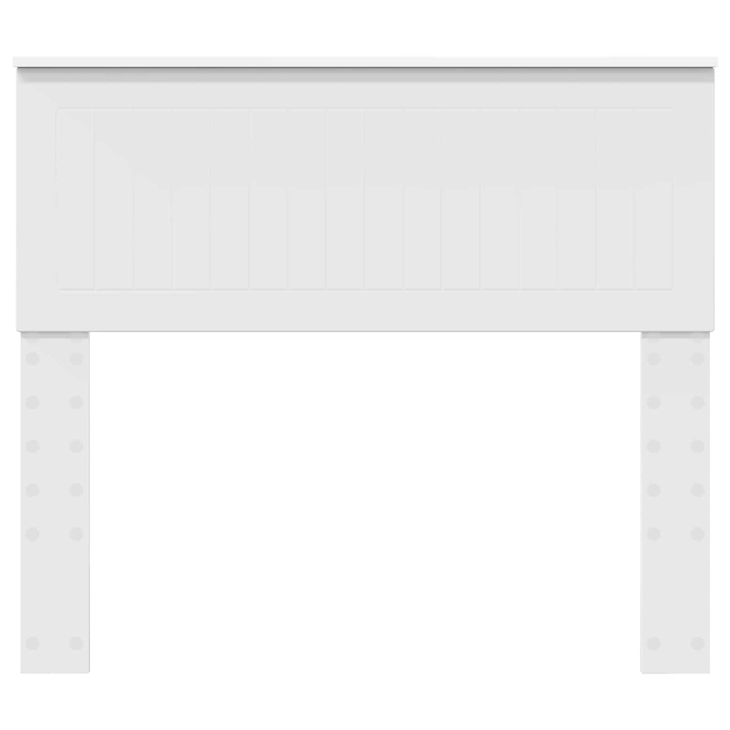 vidaXL Headboard Gloss White Engineered wood