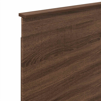 vidaXL Headboard Brown Oak Engineered wood