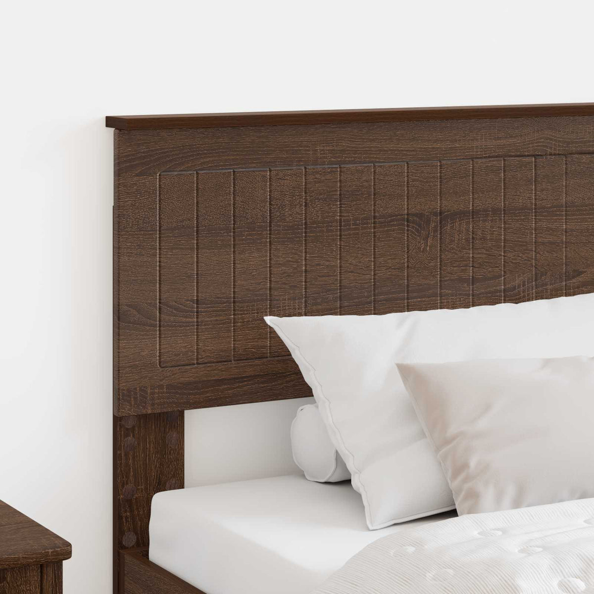 vidaXL Headboard Brown Oak Engineered wood