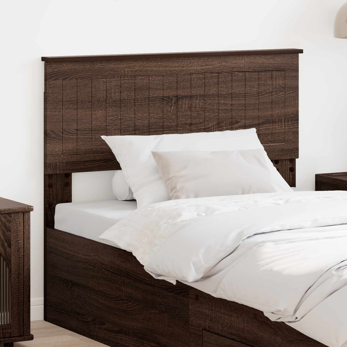 vidaXL Headboard Brown Oak Engineered wood