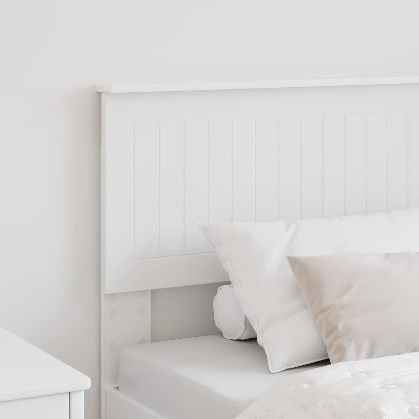 vidaXL Headboard White Engineered wood