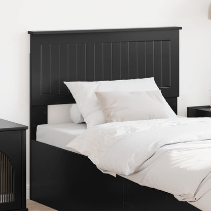 vidaXL Headboard Black Oak Engineered wood