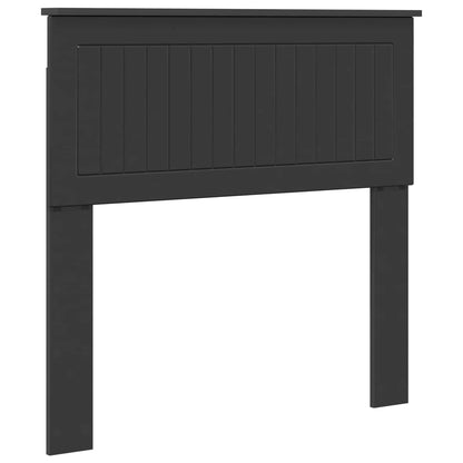 vidaXL Headboard Black Oak Engineered wood