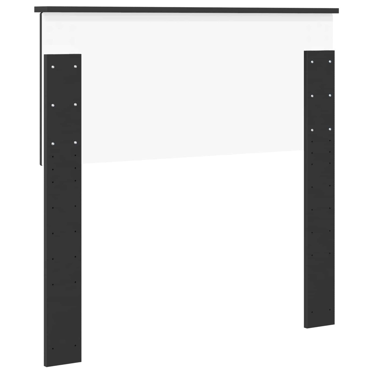 vidaXL Headboard Black Oak Engineered wood