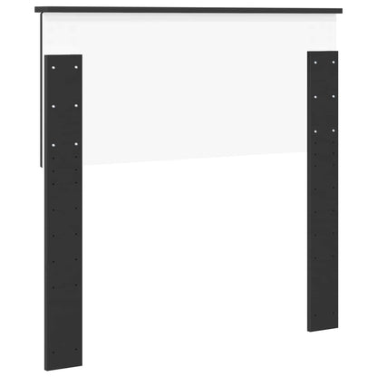 vidaXL Headboard Black Oak Engineered wood