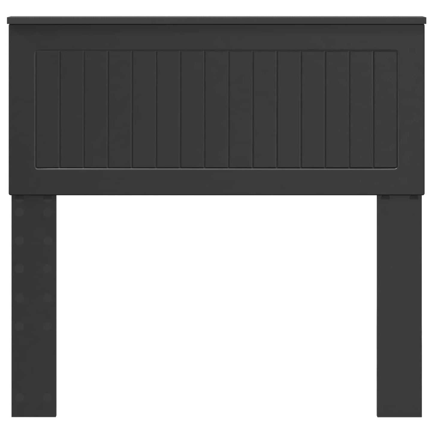 vidaXL Headboard Black Oak Engineered wood