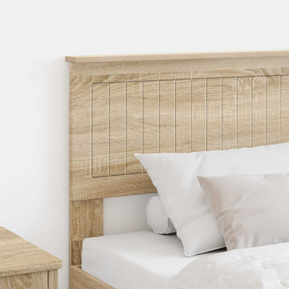 vidaXL Headboard Sonoma Oak Engineered wood