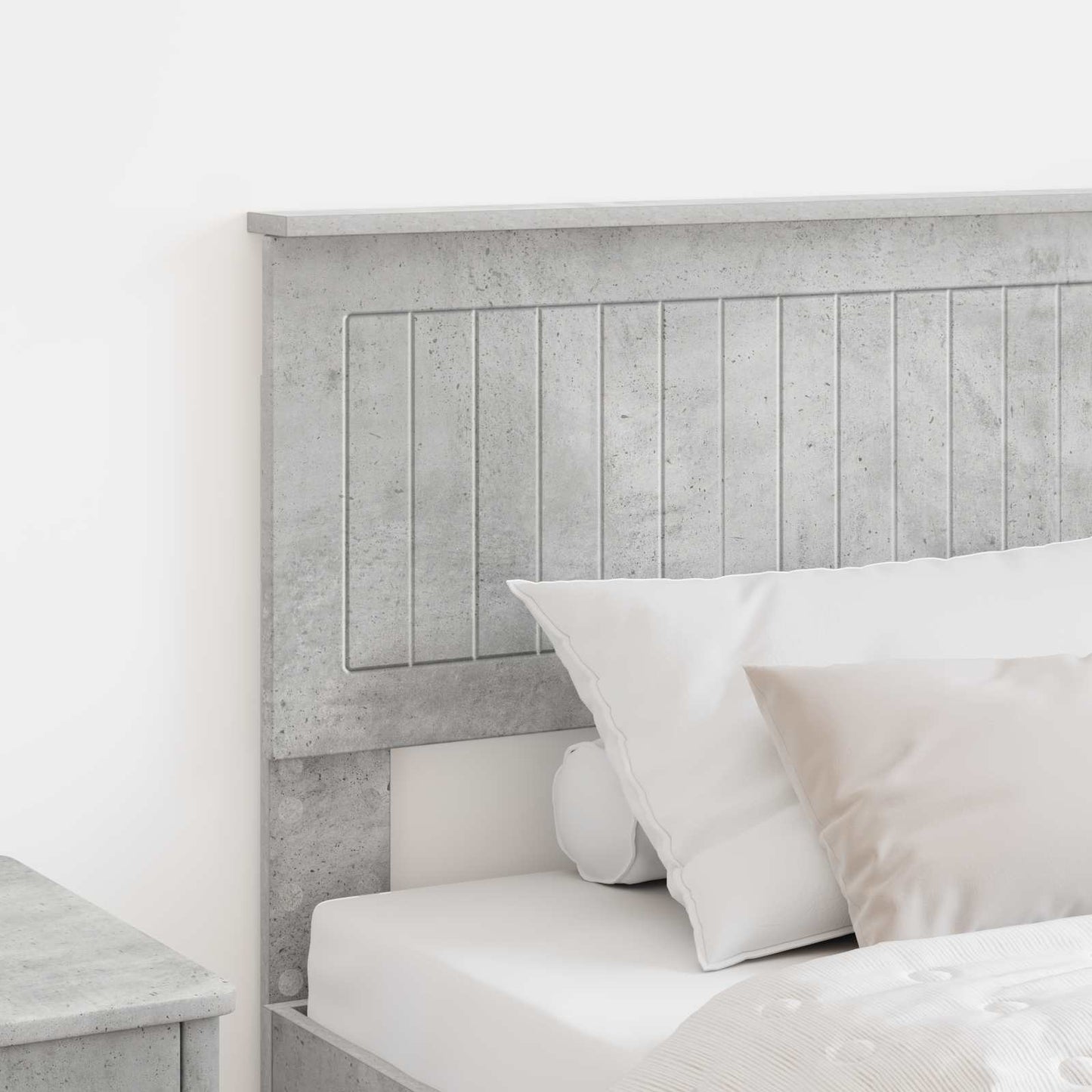 vidaXL Headboard Concrete Grey Engineered wood
