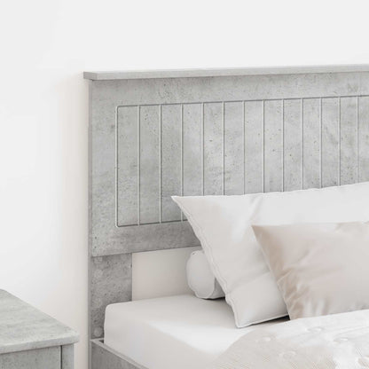 vidaXL Headboard Concrete Grey Engineered wood