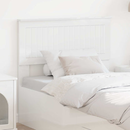 vidaXL Headboard Gloss White Engineered wood