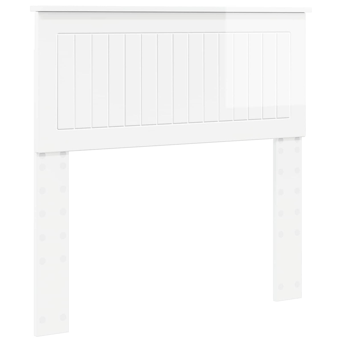 vidaXL Headboard High Gloss White Engineered wood