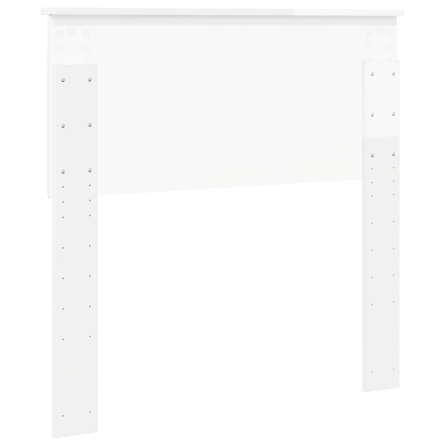 vidaXL Headboard Gloss White Engineered wood