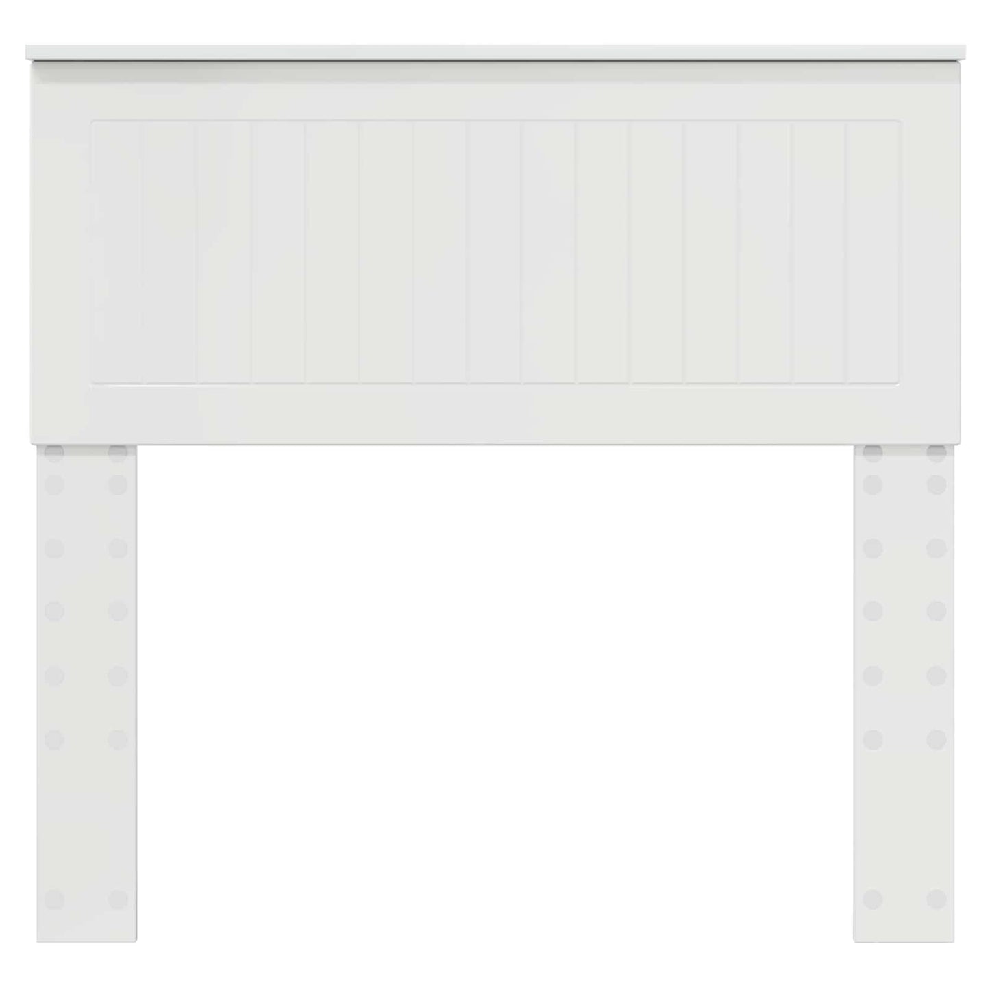 vidaXL Headboard Gloss White Engineered wood