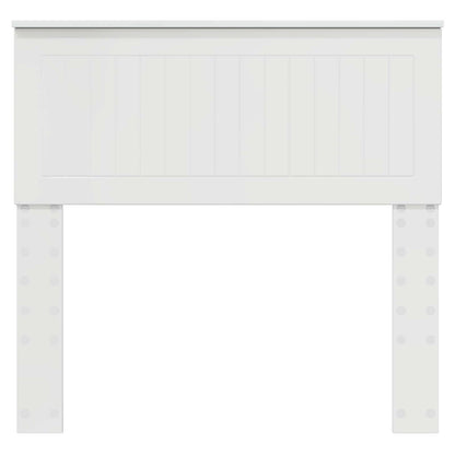 vidaXL Headboard Gloss White Engineered wood
