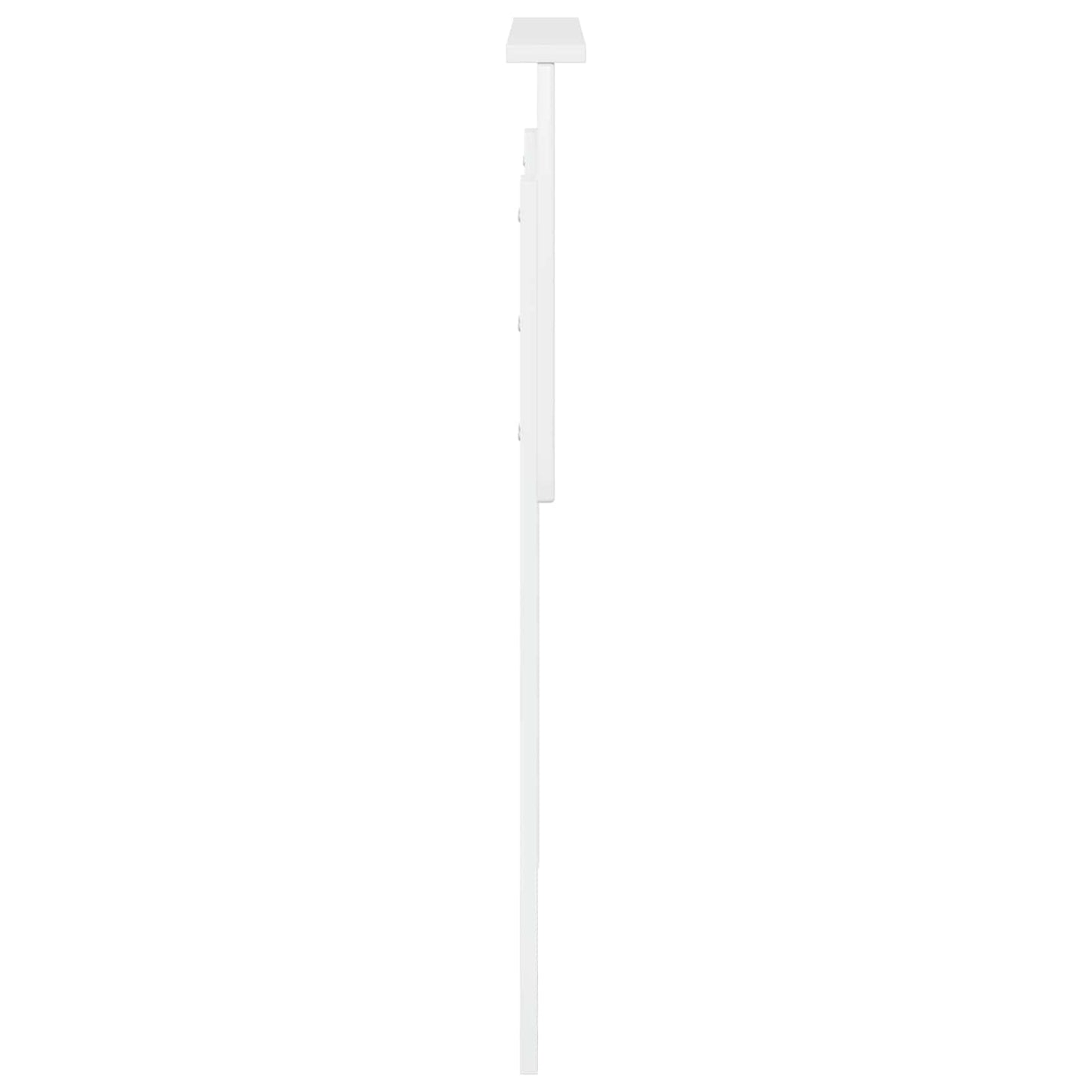 vidaXL Headboard Gloss White Engineered wood