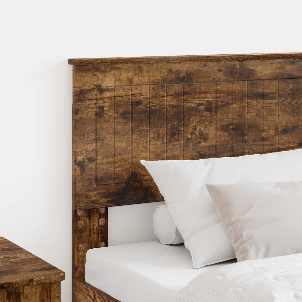 vidaXL Headboard Smoked Oak Engineered wood
