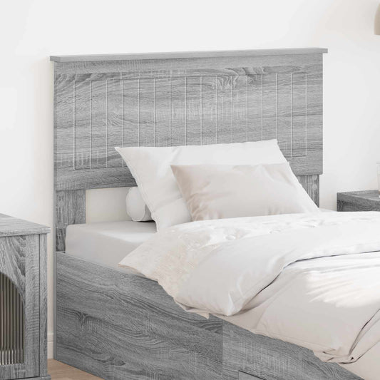 vidaXL Headboard Grey Sonoma Engineered wood