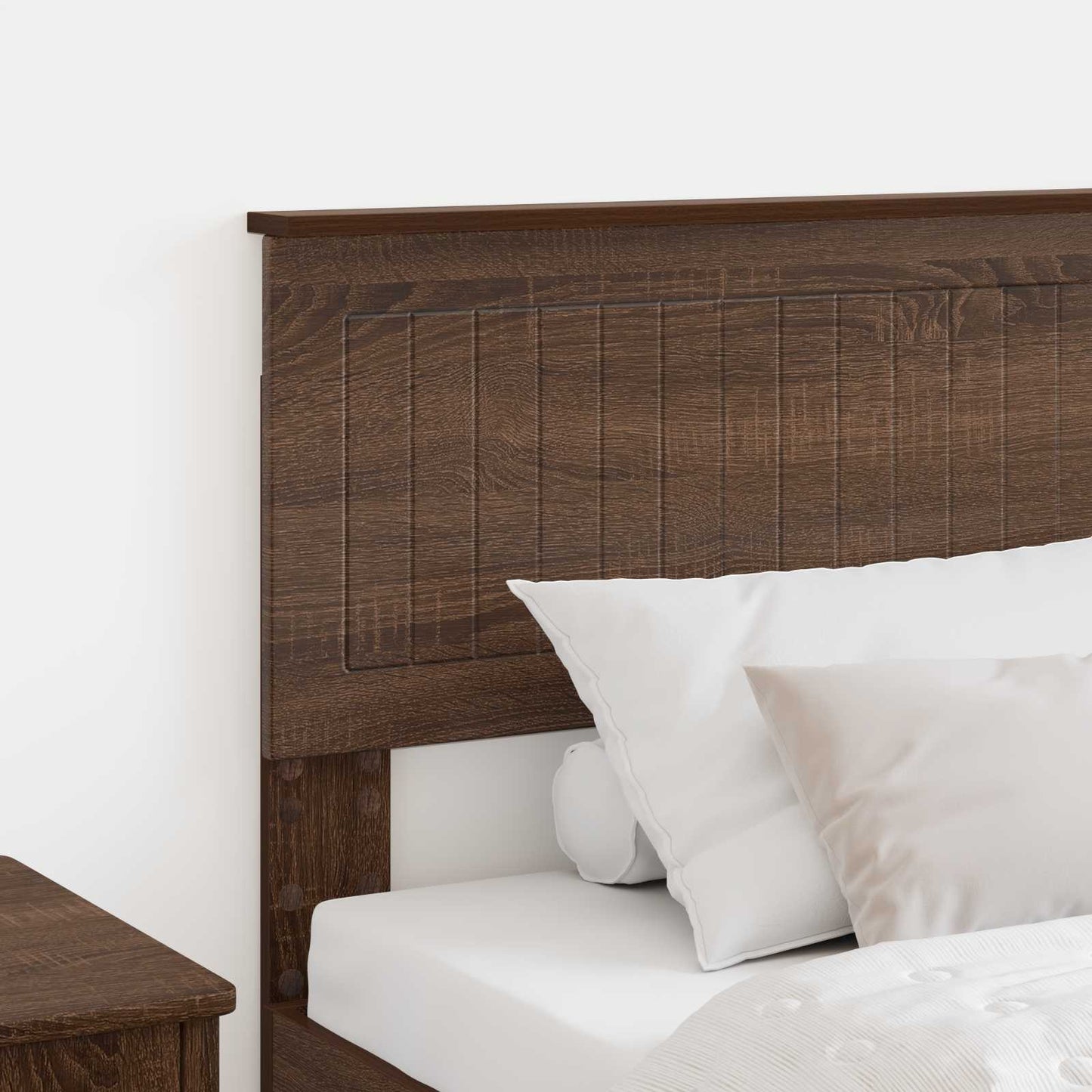 vidaXL Headboard Brown Oak Engineered wood