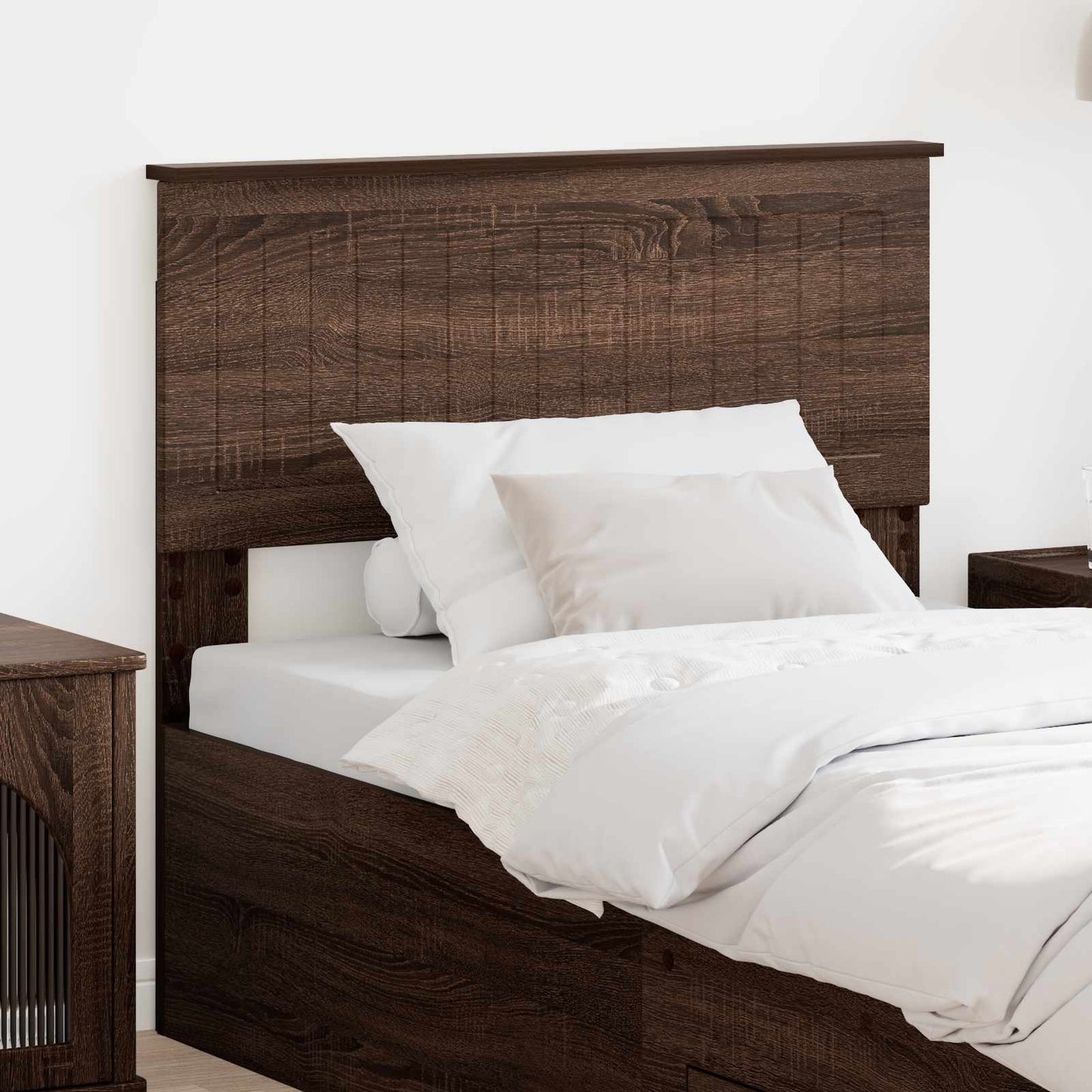 vidaXL Headboard Brown Oak Engineered wood