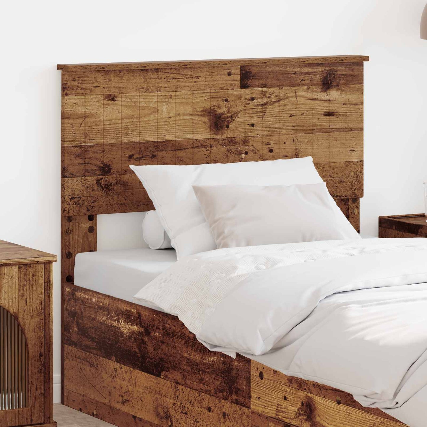 vidaXL Headboard Old Wood Engineered wood