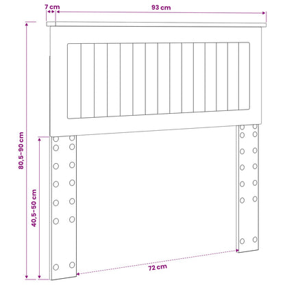 vidaXL Headboard Artisan Oak Engineered wood