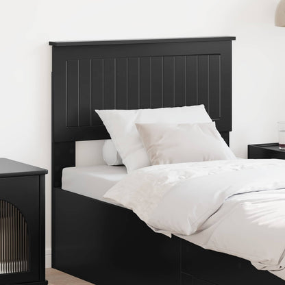 vidaXL Headboard Black Oak Engineered wood