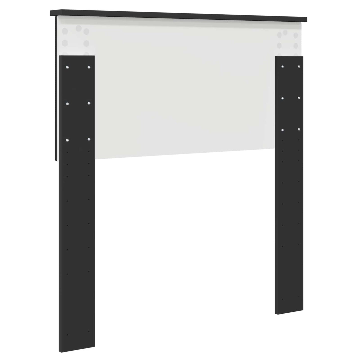 vidaXL Headboard Black Oak Engineered wood