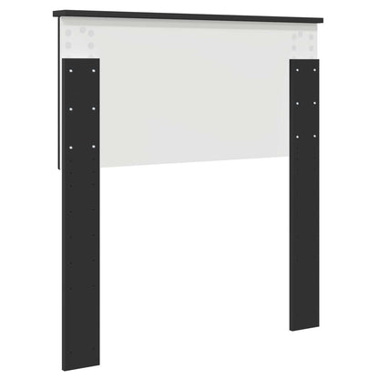 vidaXL Headboard Black Oak Engineered wood