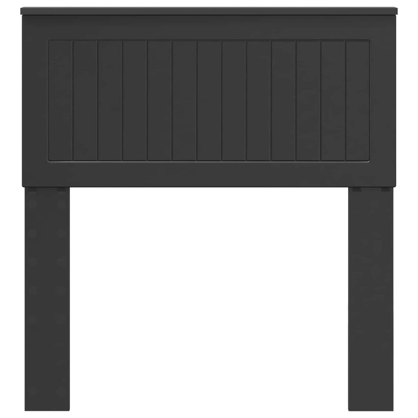 vidaXL Headboard Black Oak Engineered wood