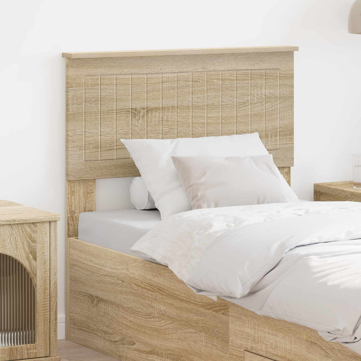 vidaXL Headboard Sonoma Oak Engineered wood