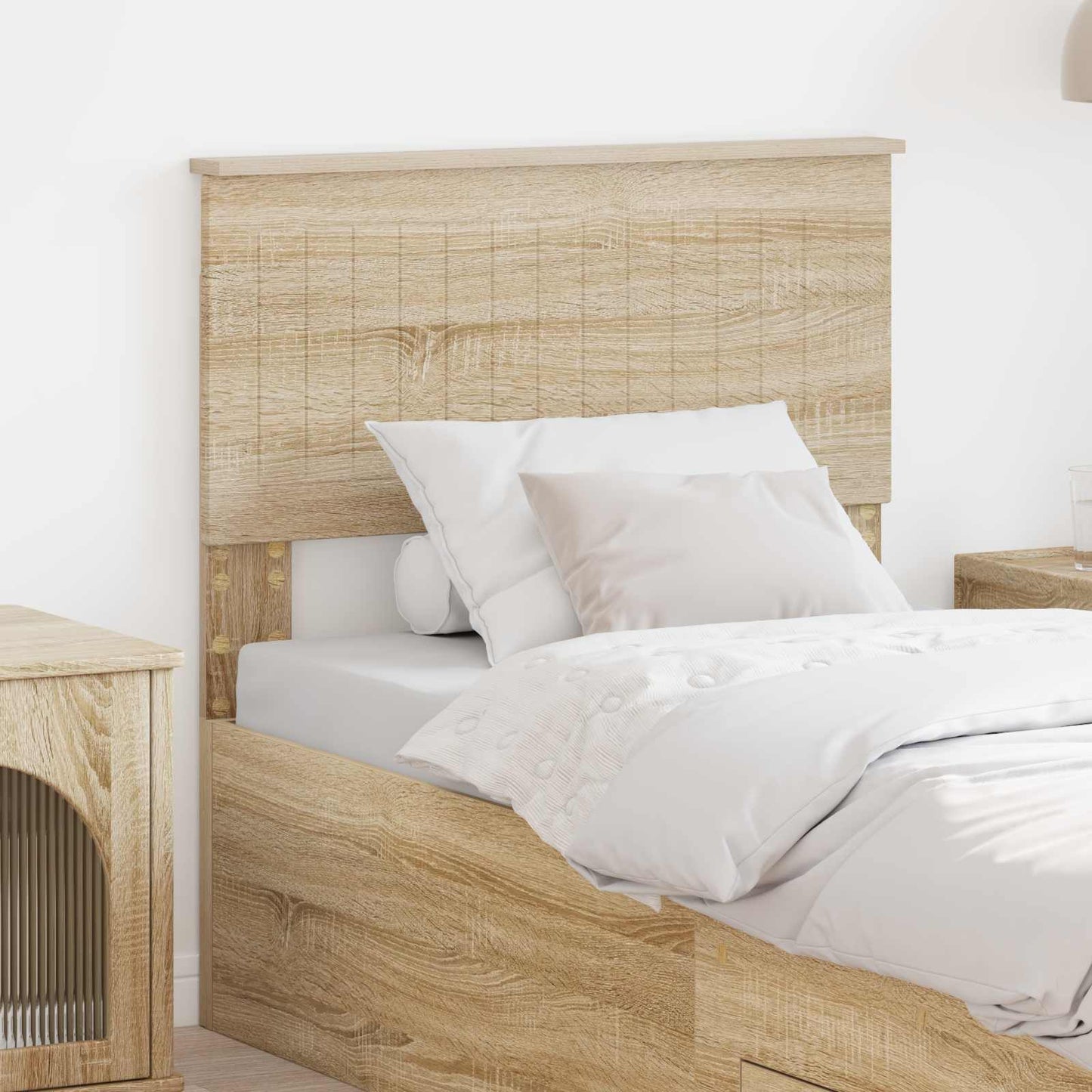 vidaXL Headboard Sonoma Oak Engineered wood