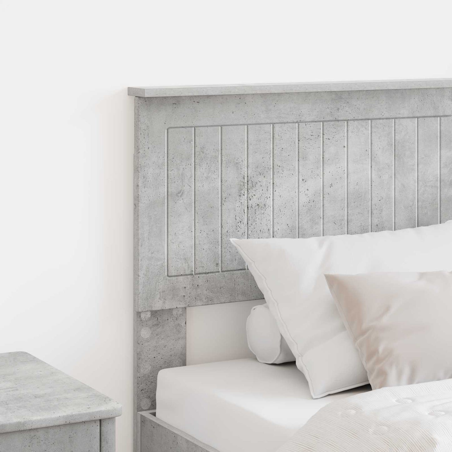 vidaXL Headboard Concrete Grey Engineered wood