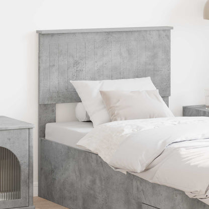 vidaXL Headboard Concrete Grey Engineered wood