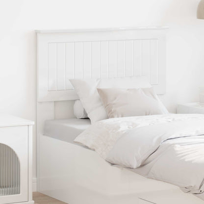 vidaXL Headboard Gloss White Engineered wood