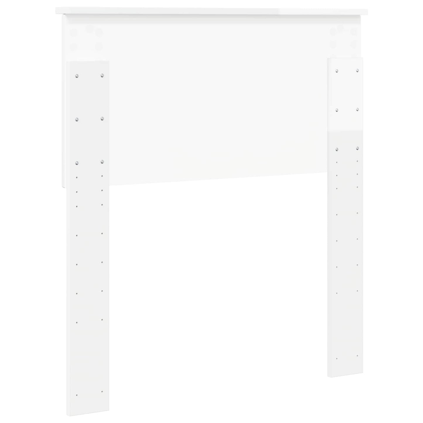 vidaXL Headboard Gloss White Engineered wood