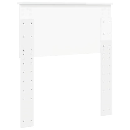 vidaXL Headboard Gloss White Engineered wood