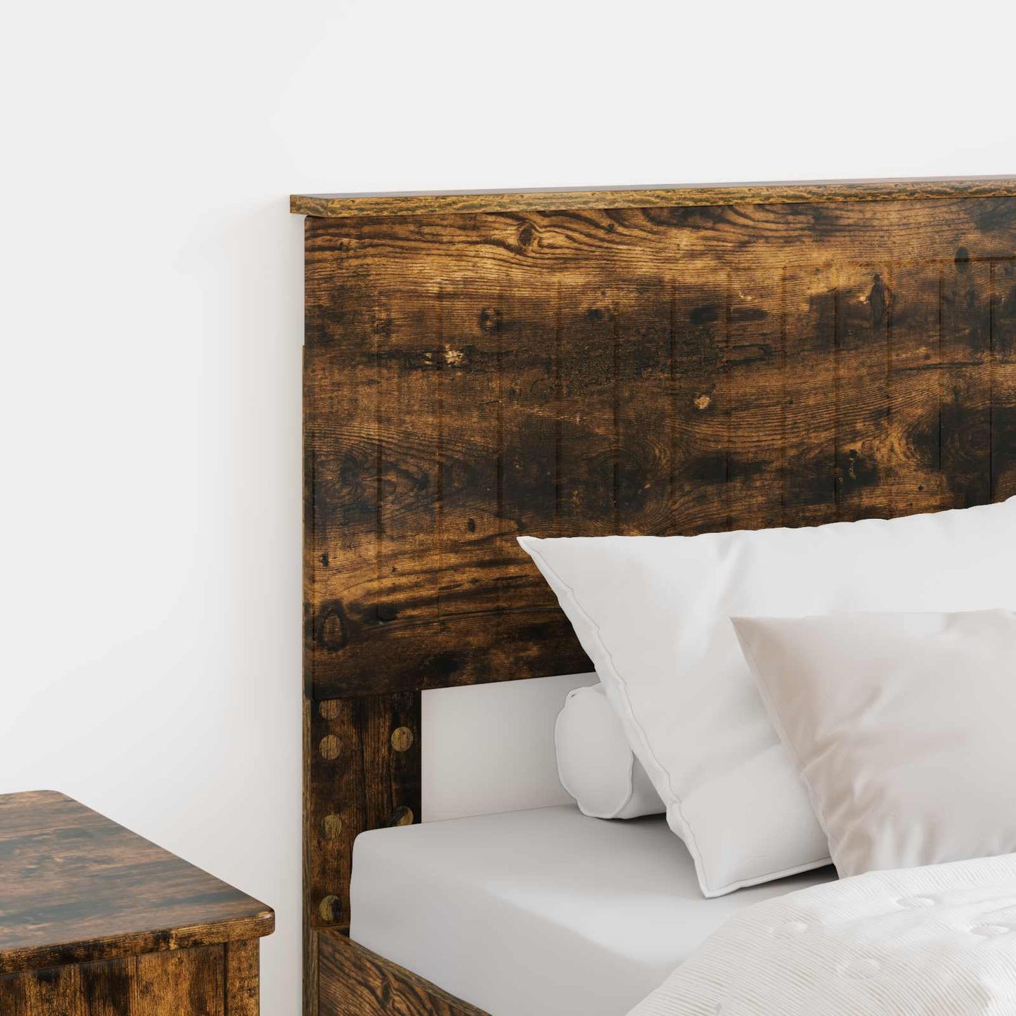 vidaXL Headboard Smoked Oak Engineered wood