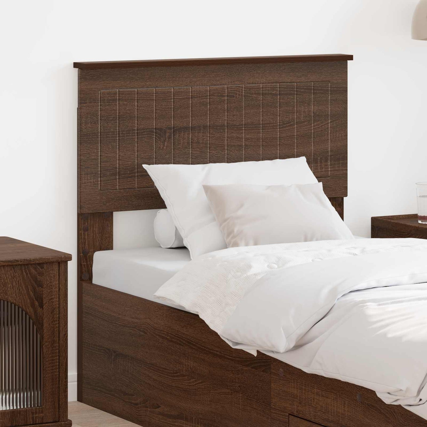 vidaXL Headboard Brown Oak Engineered wood