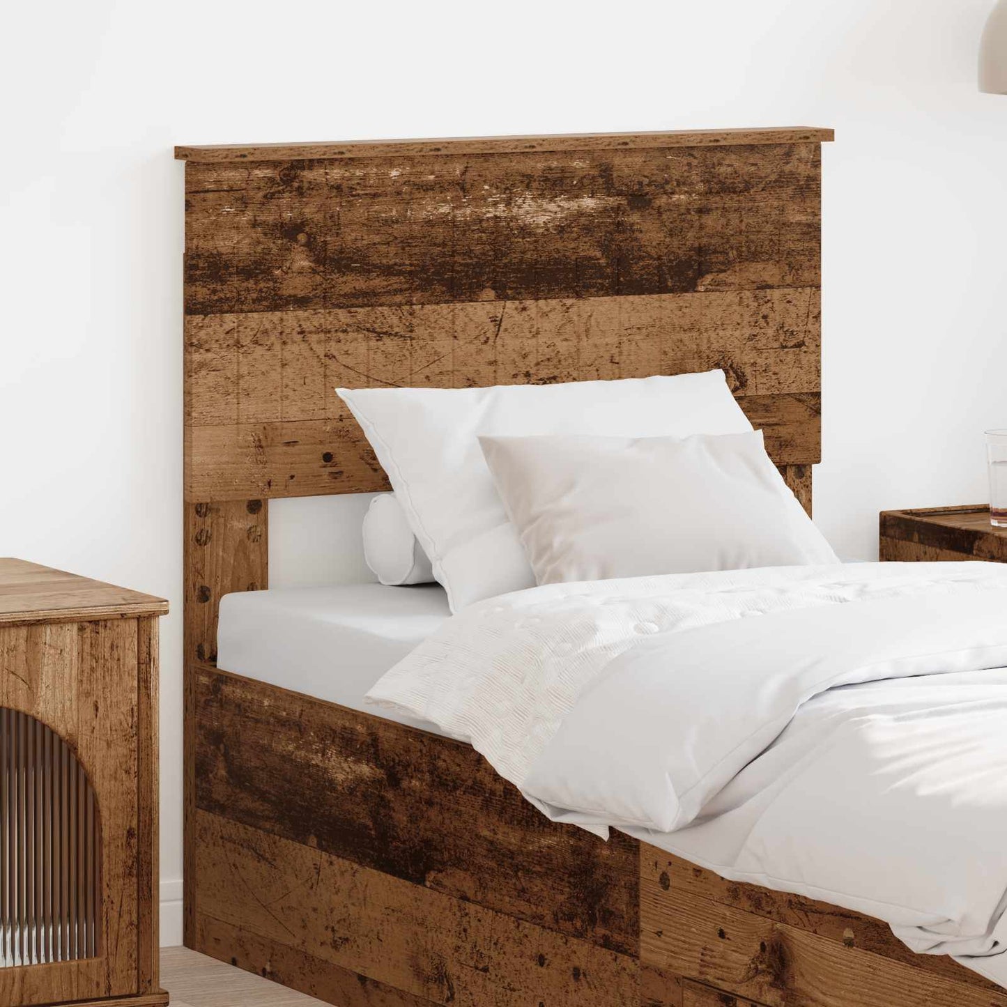 vidaXL Headboard Old Wood Engineered wood