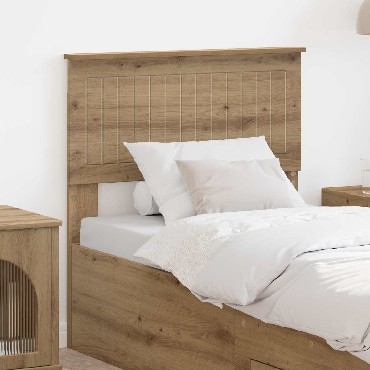 vidaXL Headboard Artisan Oak Engineered wood