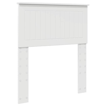 vidaXL Headboard White Engineered wood