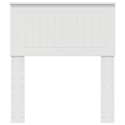 vidaXL Headboard White Engineered wood