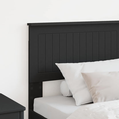vidaXL Headboard Black Oak Engineered wood