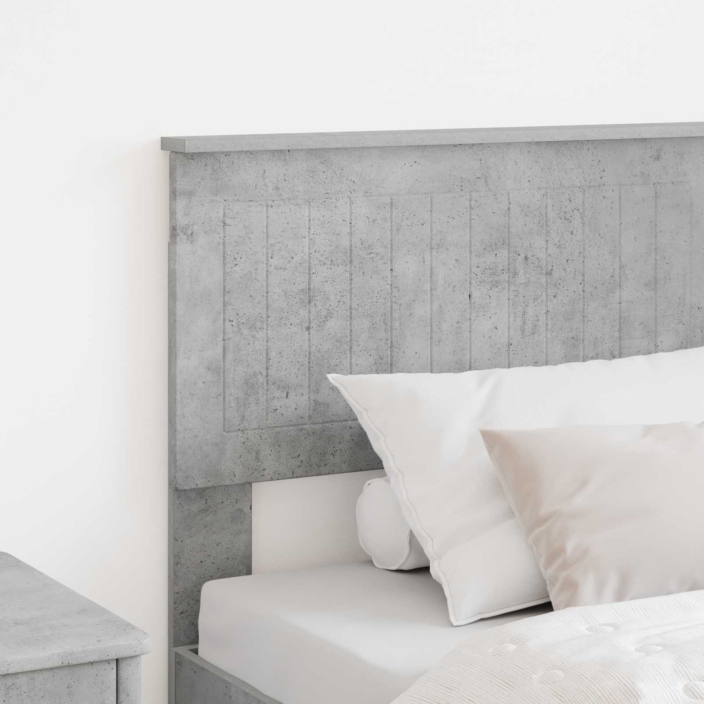 vidaXL Headboard Concrete Grey Engineered wood