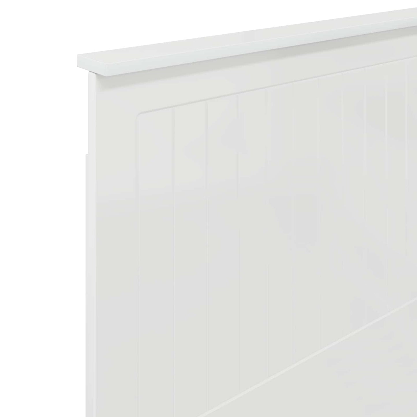 vidaXL Headboard Gloss White Engineered wood