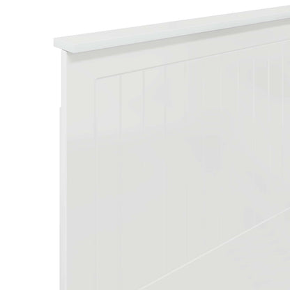 vidaXL Headboard Gloss White Engineered wood