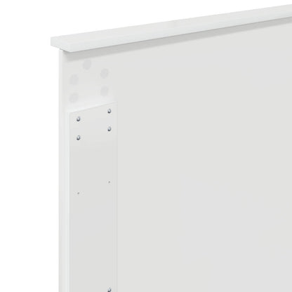 vidaXL Headboard Gloss White Engineered wood